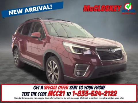 Red 2021 Subaru Forester Limited for sale in Colorado Springs, CO