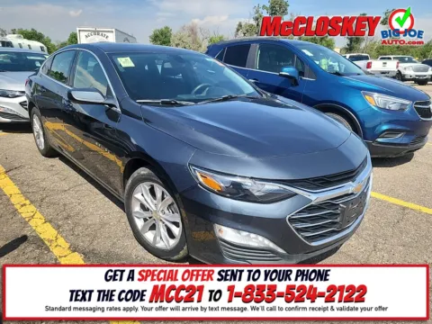 Gray 2021 Chevrolet Malibu LT for sale in Colorado Springs, CO