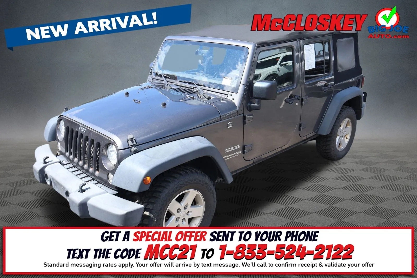 2018 Jeep Wrangler JK Unlimited Sport