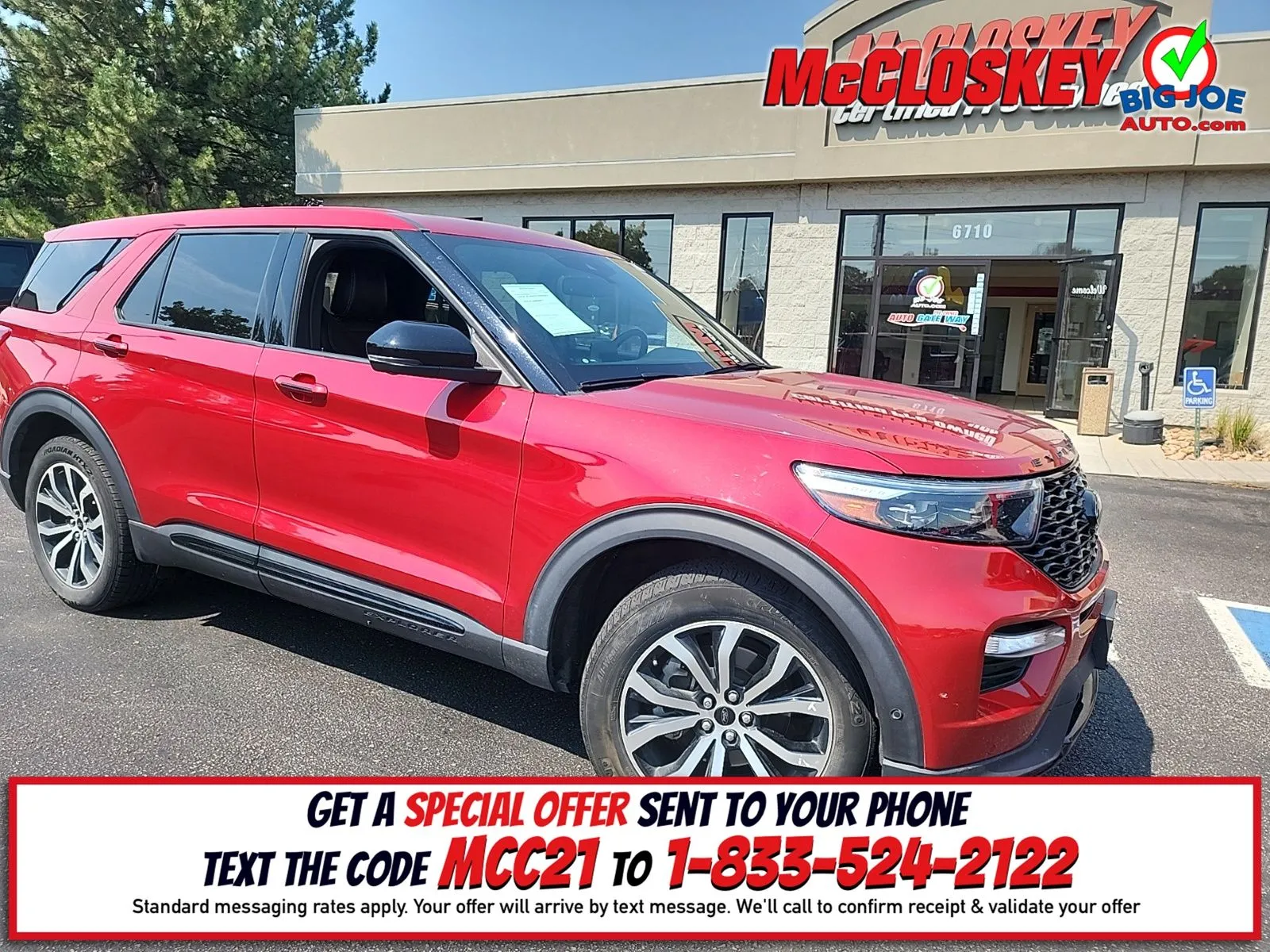 Red 2021 Ford Explorer ST for sale in Colorado Springs, CO