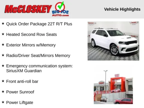 Photos of 2023 Dodge Durango R/T Plus for sale in Colorado Springs, CO at McCloskey Imports & 4x4s