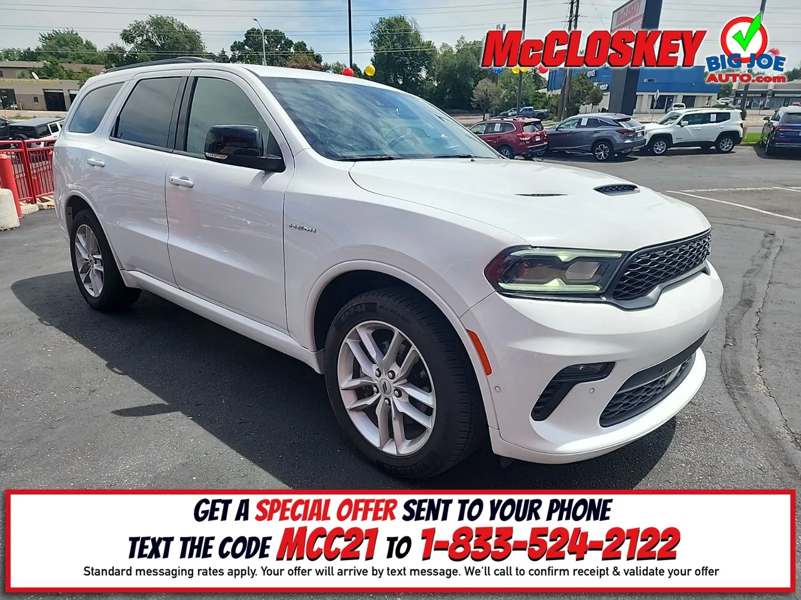 White 2023 Dodge Durango R/T Plus for sale in Colorado Springs, CO