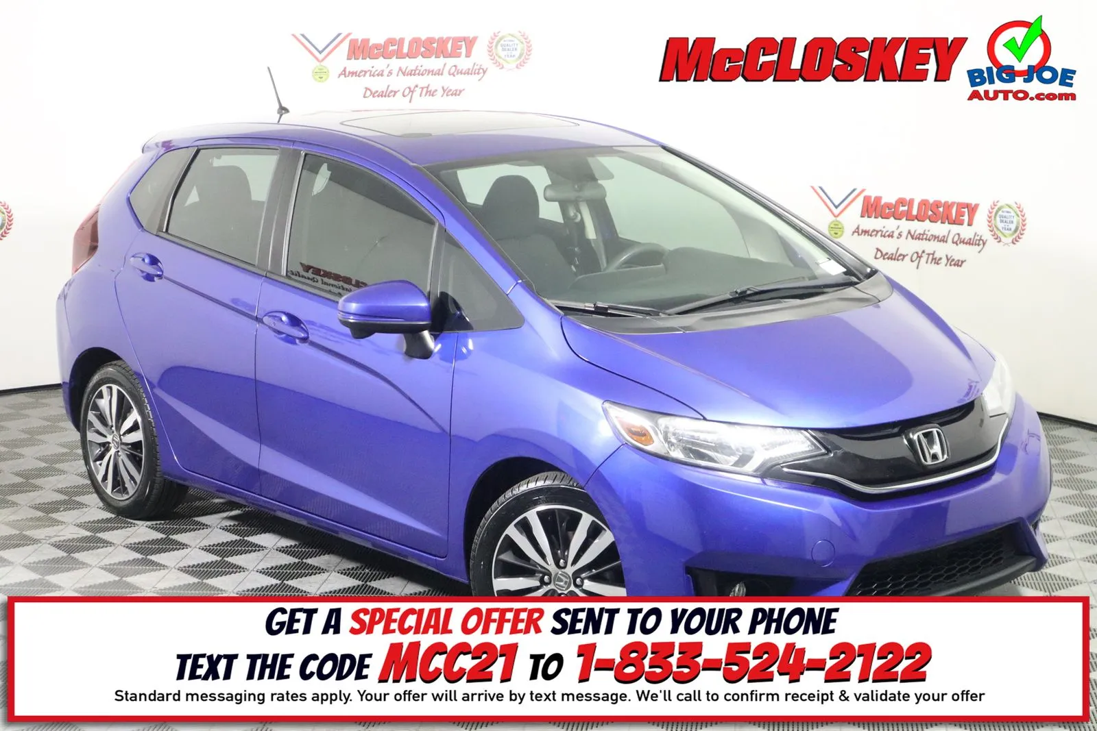 Blue 2017 Honda Fit EX for sale in Colorado Springs, CO