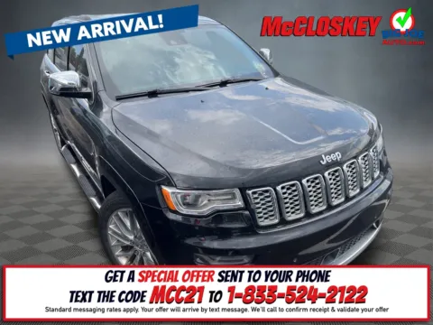 Black 2017 Jeep Grand Cherokee Summit for sale in Colorado Springs, CO