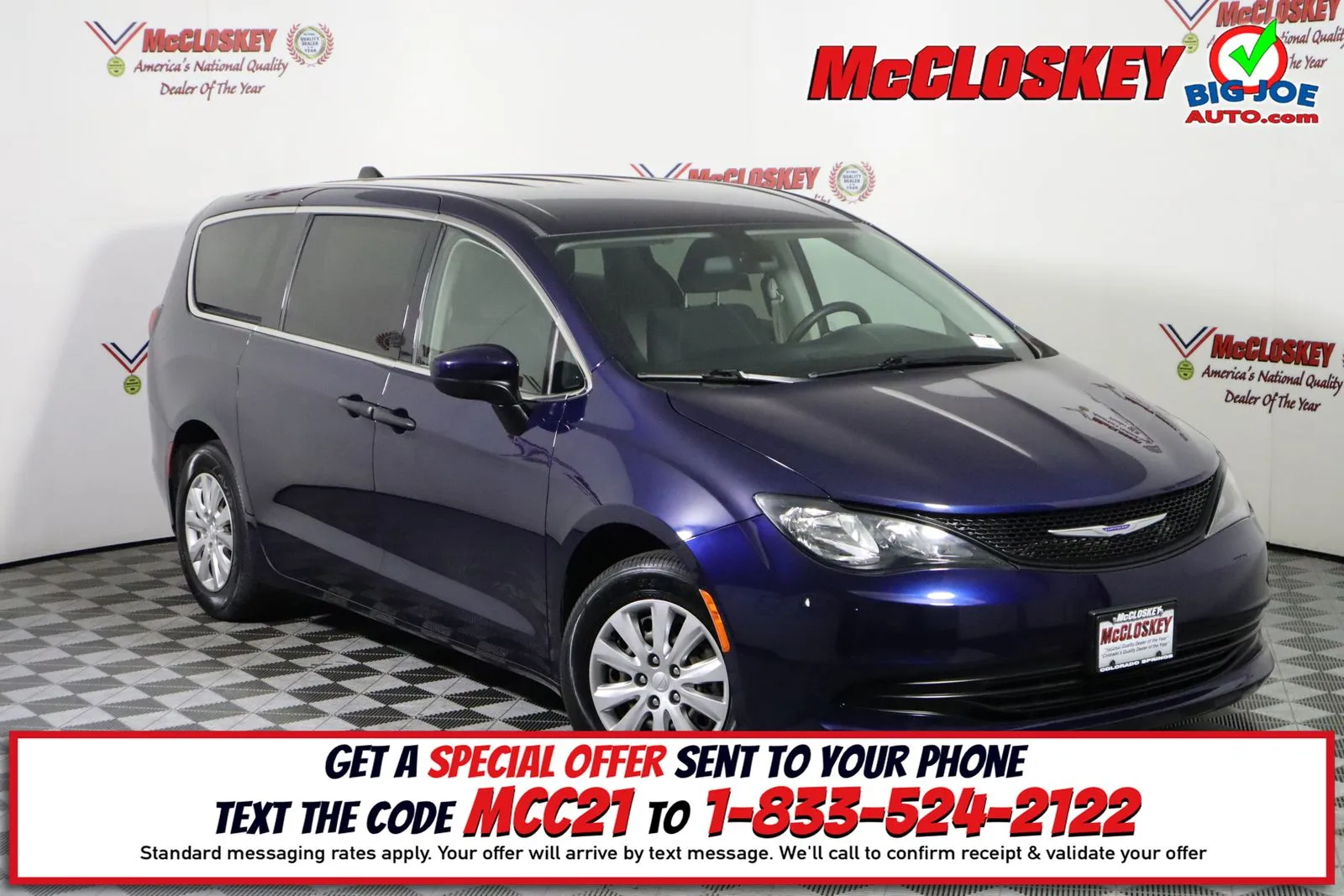 Blue 2020 Chrysler Voyager L for sale in Colorado Springs, CO