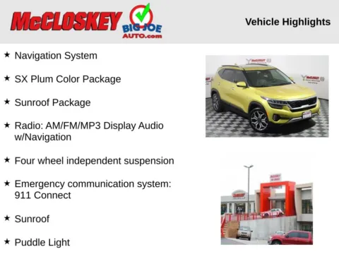 Photos of 2022 Kia Seltos SX for sale in Colorado Springs, CO at McCloskey Imports & 4x4s (Licensed as McCloskey Isuzu)