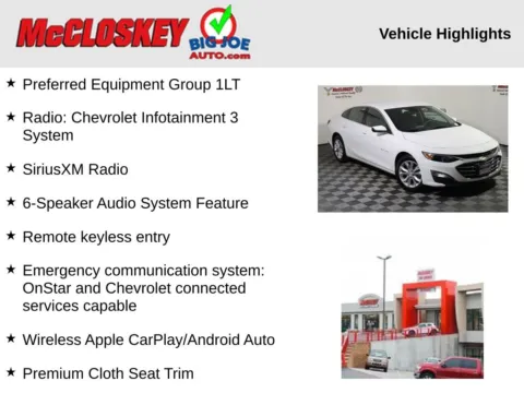 Photos of 2023 Chevrolet Malibu LT for sale in Colorado Springs, CO at McCloskey Imports & 4x4s