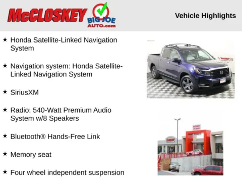 Photos of 2022 Honda Ridgeline RTL-E for sale in Colorado Springs, CO at McCloskey Isuzu