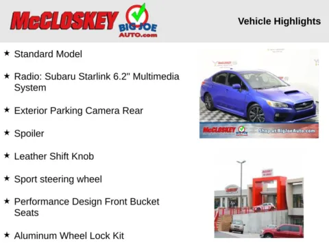 Photos of 2016 Subaru WRX for sale in Colorado Springs, CO at McCloskey Imports & 4x4s (Licensed as McCloskey Isuzu)