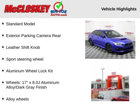Photos of 2016 Subaru WRX for sale in Colorado Springs, CO at McCloskey Imports & 4x4s