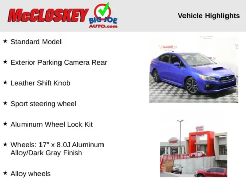 Photos of 2016 Subaru WRX for sale in Colorado Springs, CO at McCloskey Imports & 4x4s (Licensed as McCloskey Isuzu)