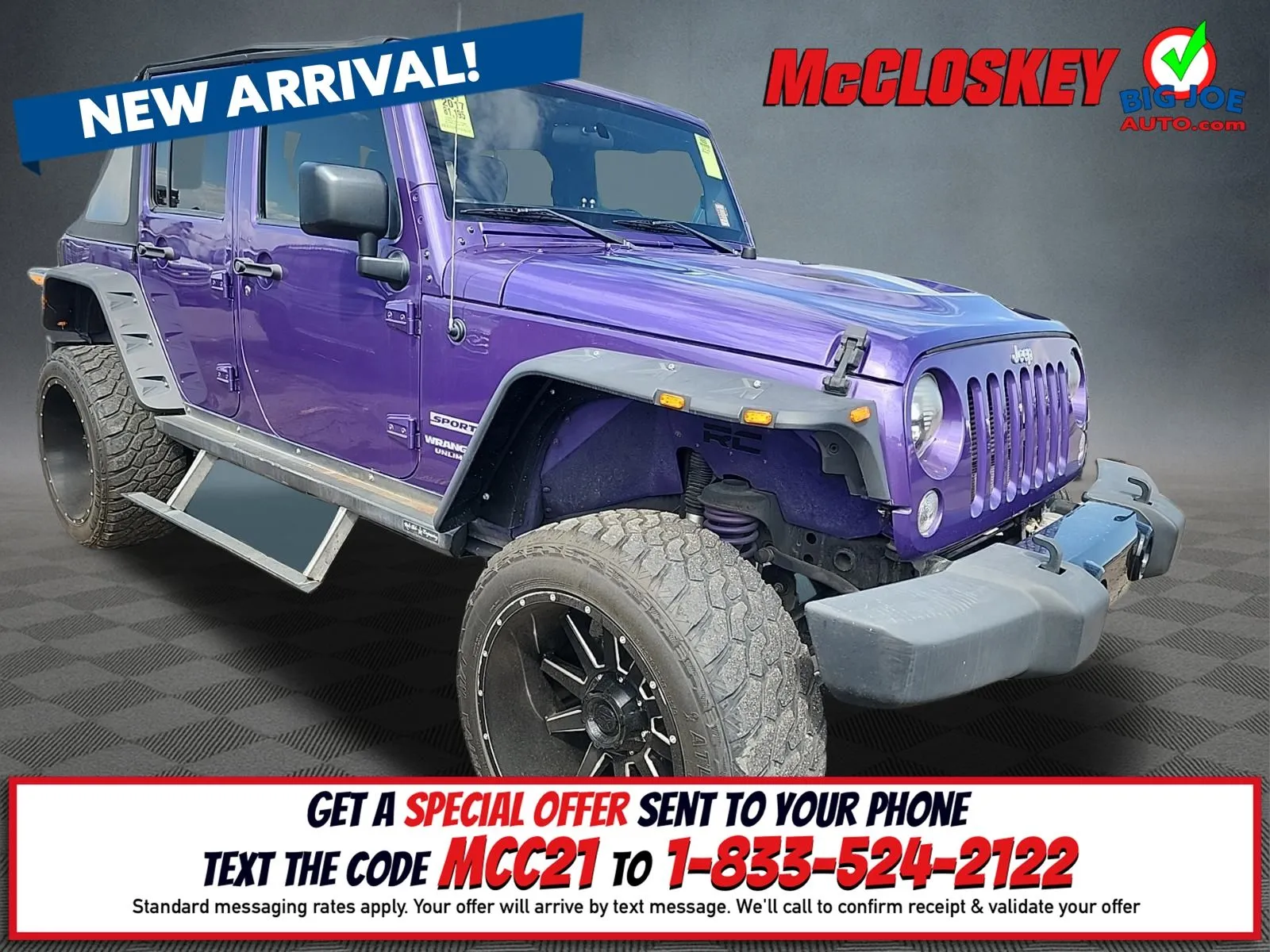 2017 Jeep Wrangler Unlimited Sport