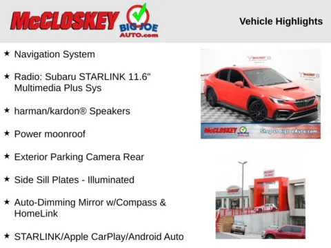 Photos of 2022 Subaru WRX Limited for sale in Colorado Springs, CO at McCloskey Imports & 4x4s (Licensed as McCloskey Isuzu)