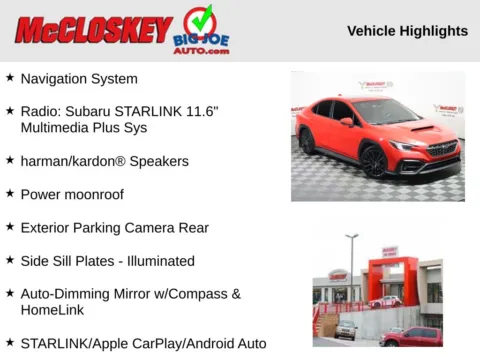 Photos of 2022 Subaru WRX Limited for sale in Colorado Springs, CO at McCloskey Imports & 4x4s (Licensed as McCloskey Isuzu)