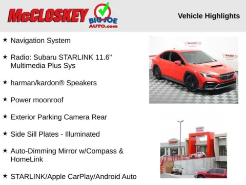 Another view of 2022 Subaru WRX Limited for sale in Colorado Springs, CO at McCloskey Imports & 4x4s (Licensed as McCloskey Isuzu)