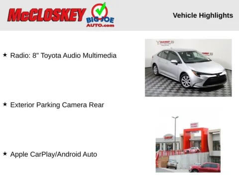 Photos of 2025 Toyota Corolla LE for sale in Colorado Springs, CO at McCloskey Imports & 4x4s (Licensed as McCloskey Isuzu)