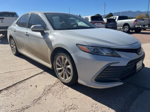Photos of 2023 Toyota Camry LE for sale in Colorado Springs, CO at McCloskey Imports & 4x4s (Licensed as McCloskey Isuzu)