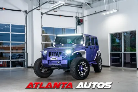 Purple 2018 Jeep Wrangler JK Unlimited Sahara for sale in Marietta, GA