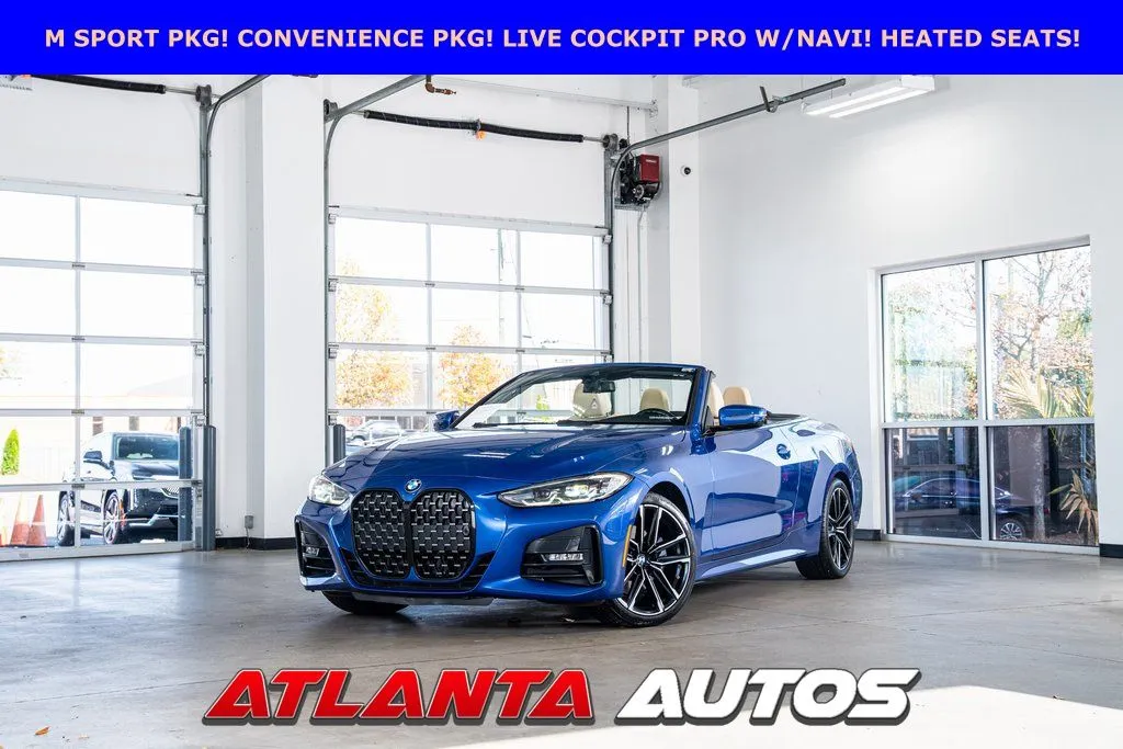 Blue 2022 BMW 4 Series 430i xDrive for sale in Marietta, GA
