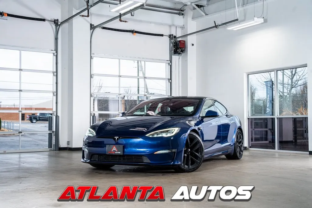 Blue 2021 Tesla Model S Plaid for sale in Marietta, GA