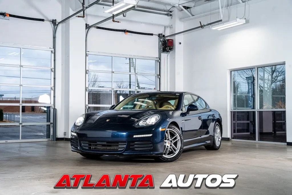 Blue 2016 Porsche Panamera 4 for sale in Marietta, GA