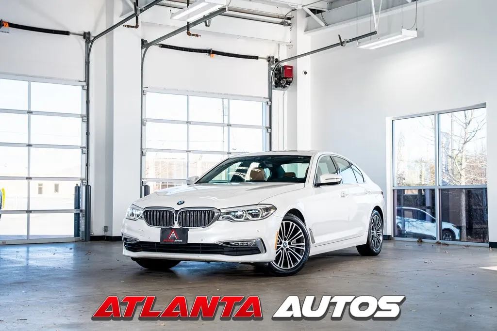 White 2018 BMW 5 Series 540i xDrive for sale in Marietta, GA
