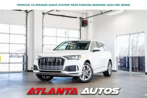White 2021 Audi Q7 45 Premium Plus for sale in Marietta, GA