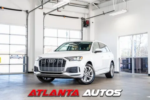 White 2021 Audi Q7 45 Premium Plus for sale in Marietta, GA