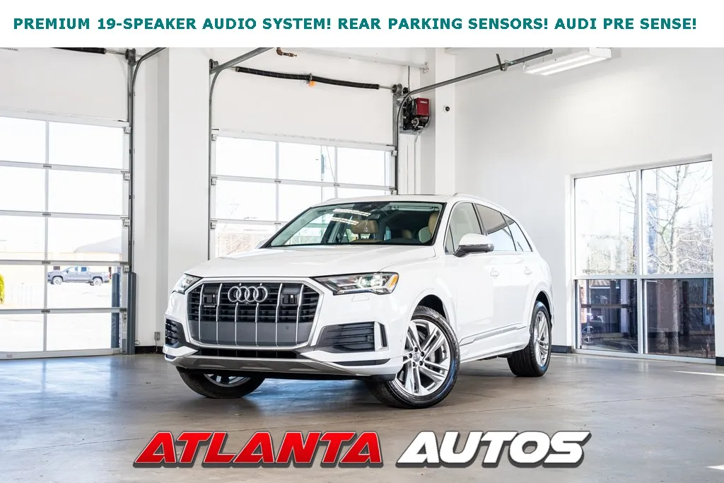White 2021 Audi Q7 45 Premium Plus for sale in Marietta, GA