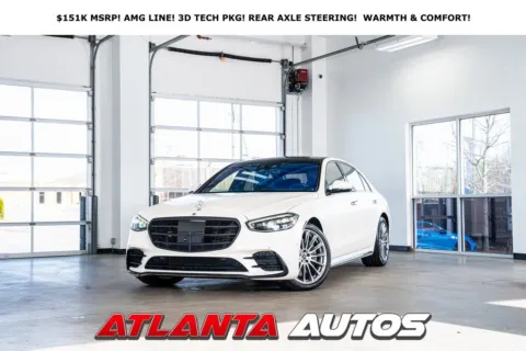 White 2023 Mercedes-Benz S-Class S 580 for sale in Marietta, GA