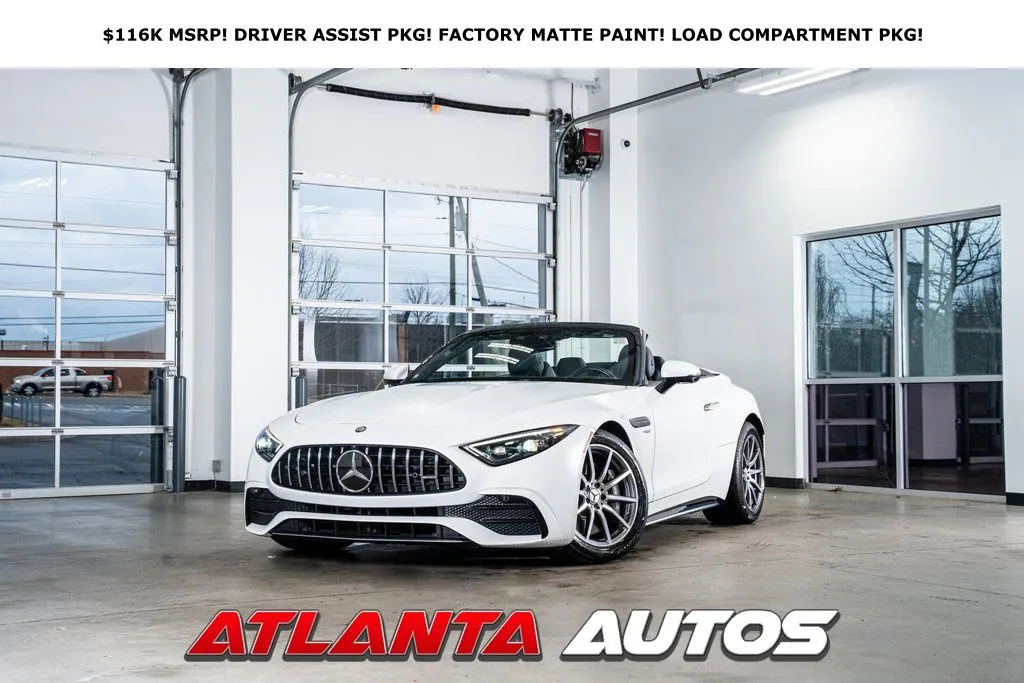 White 2023 Mercedes-Benz SL-Class SL 43 AMG for sale in Marietta, GA