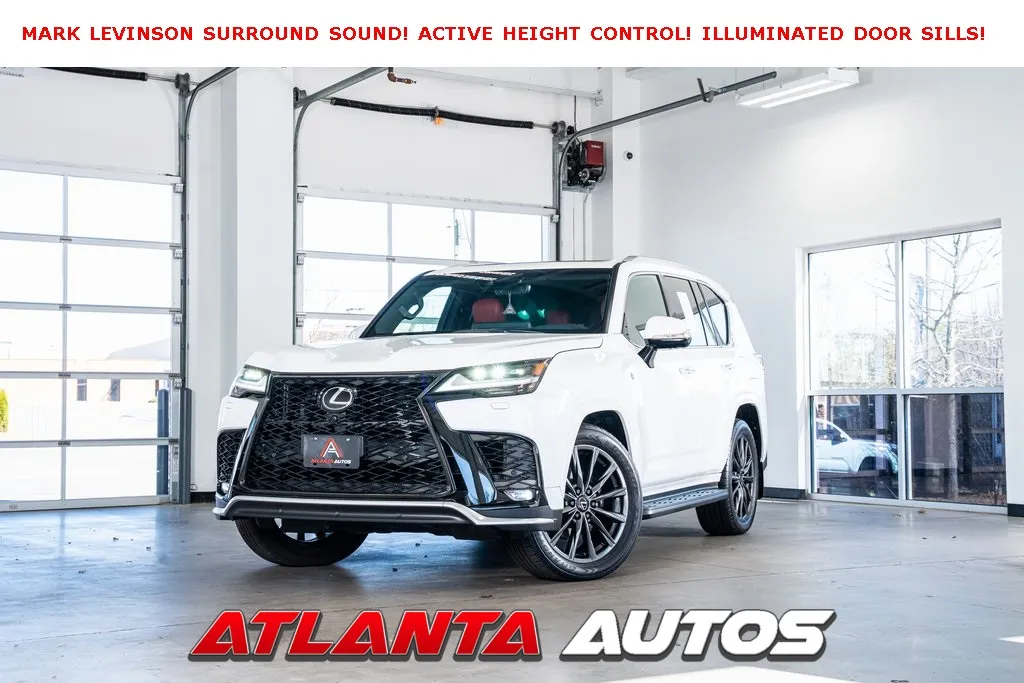 White 2024 Lexus LX 600 F SPORT for sale in Marietta, GA