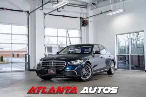 Blue 2022 Mercedes-Benz S-Class S 580 for sale in Marietta, GA