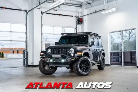 Gray 2021 Jeep Wrangler Unlimited Willys for sale in Marietta, GA