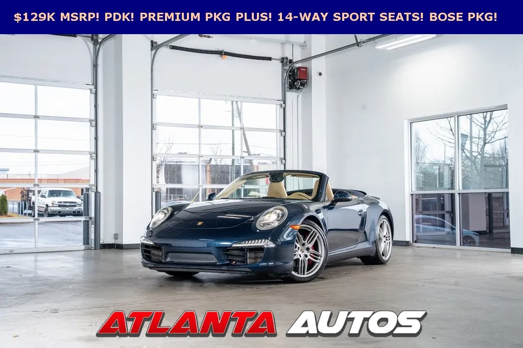 Blue 2013 Porsche 911 Carrera S for sale in Marietta, GA