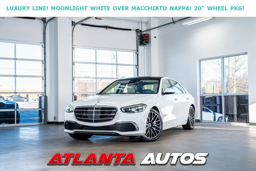 White 2024 Mercedes-Benz S-Class S 580 for sale in Marietta, GA