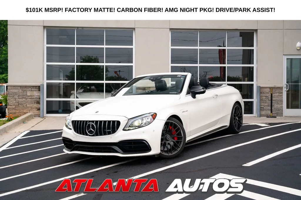 White 2021 Mercedes-Benz C-Class C 63 S AMG for sale in Marietta, GA