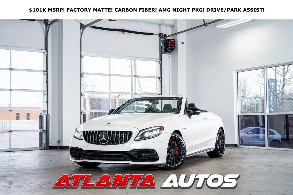 White 2021 Mercedes-Benz C-Class C 63 S AMG for sale in Marietta, GA