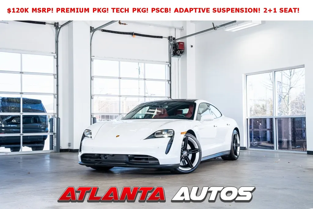 White 2023 Porsche Taycan for sale in Marietta, GA