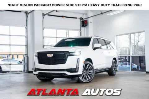 White 2024 Cadillac Escalade ESV Sport Platinum for sale in Marietta, GA