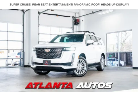 White 2023 Cadillac Escalade Premium Luxury for sale in Marietta, GA