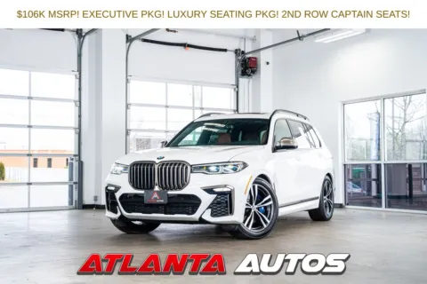 White 2021 BMW X7 M50i for sale in Marietta, GA