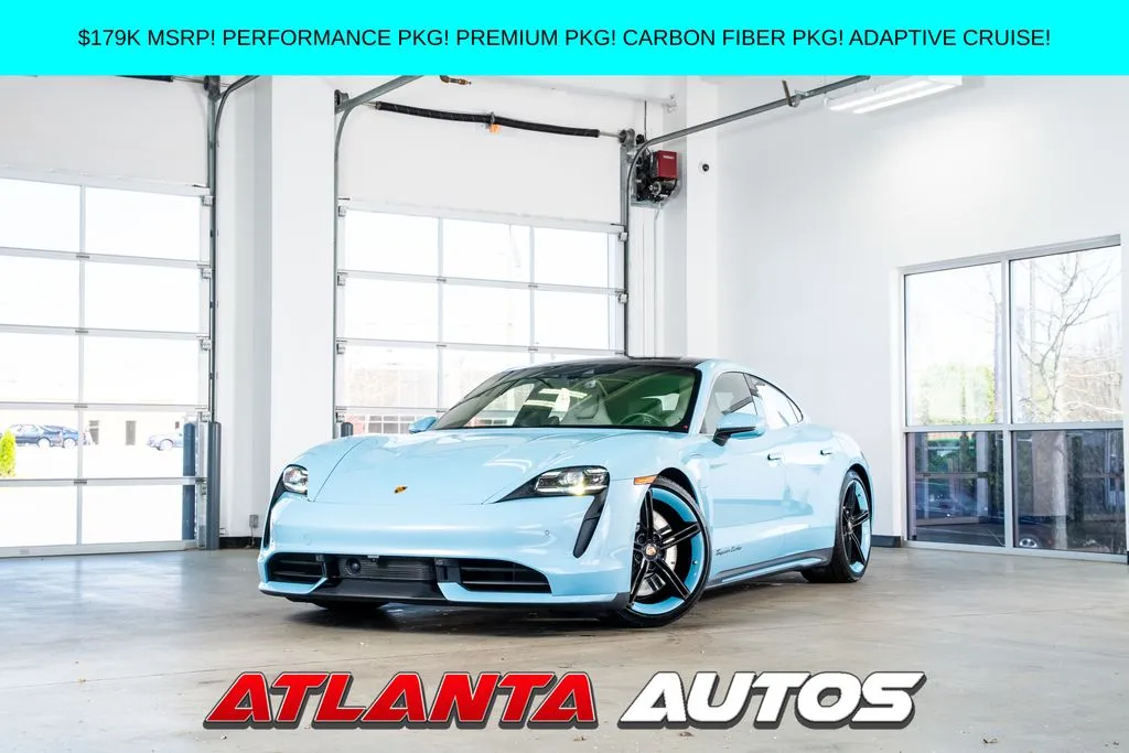 Gray 2021 Porsche Taycan Turbo for sale in Marietta, GA