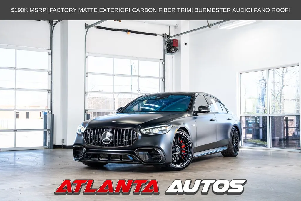 Black 2024 Mercedes-Benz S-Class S 63 E AMG for sale in Marietta, GA