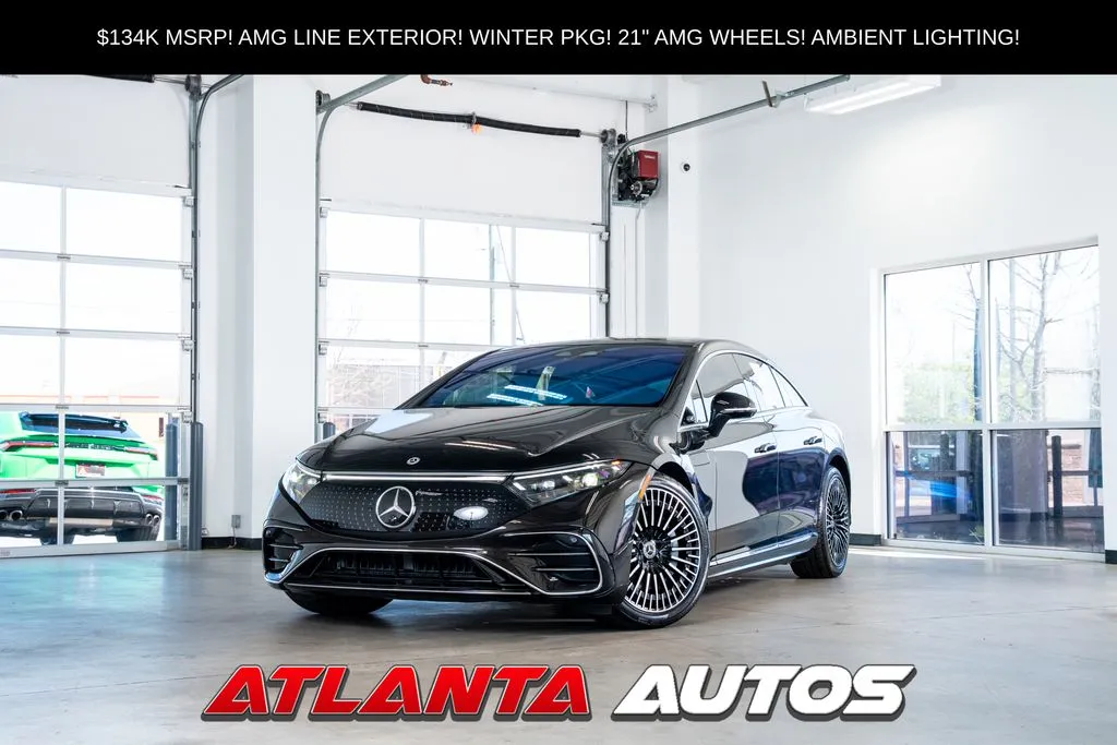 Black 2022 Mercedes-Benz EQS 580 for sale in Marietta, GA