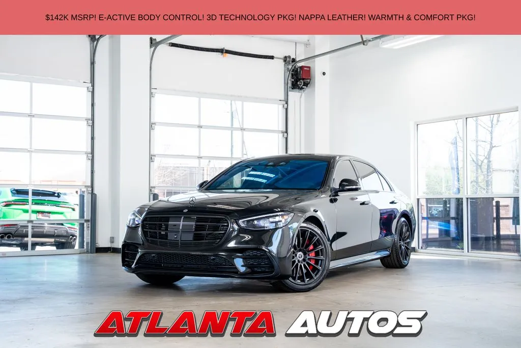 Black 2023 Mercedes-Benz S-Class S 580 for sale in Marietta, GA