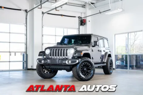 Gray 2021 Jeep Wrangler Unlimited Sahara for sale in Marietta, GA