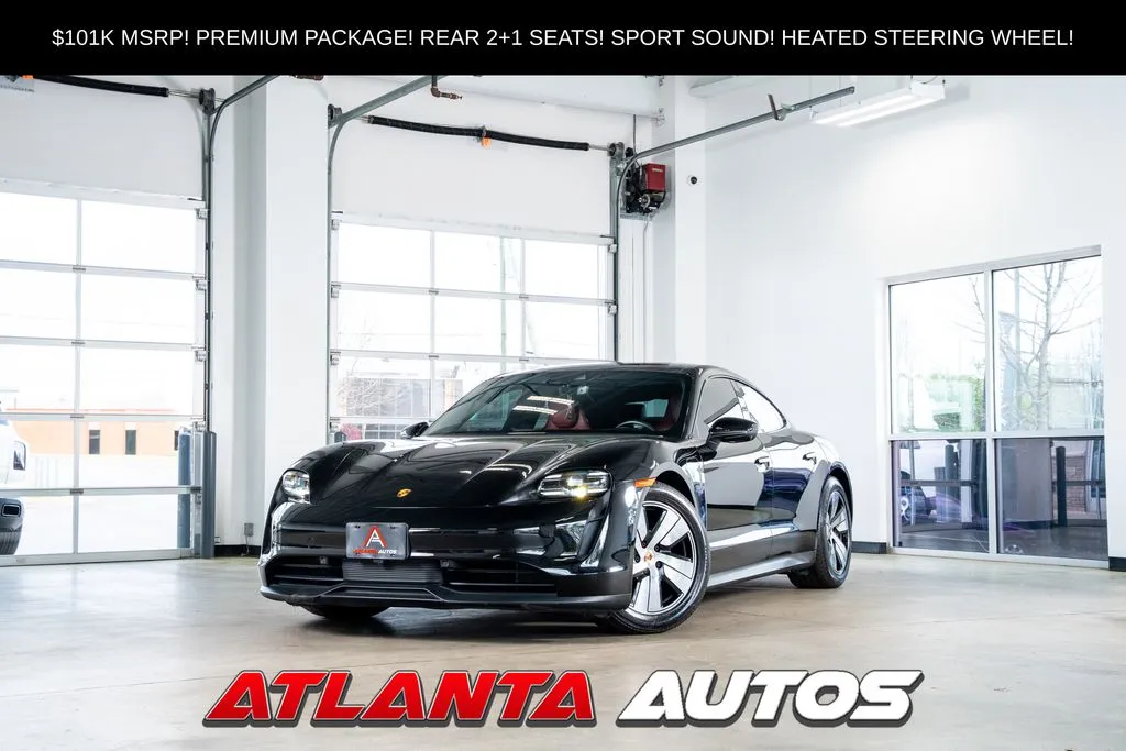 Black 2023 Porsche Taycan for sale in Marietta, GA