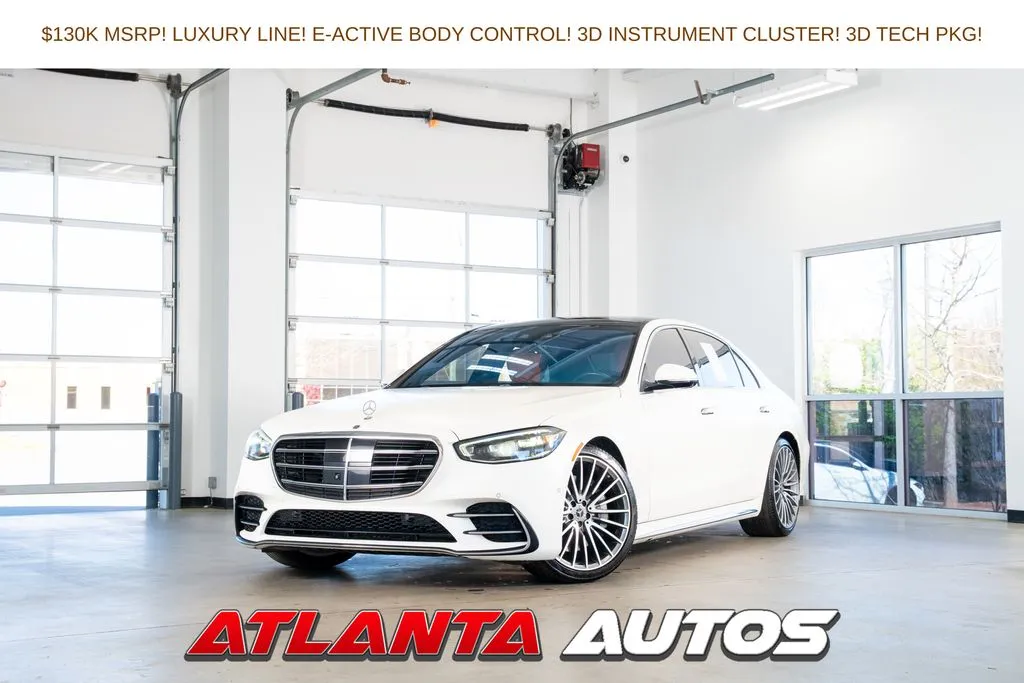 White 2023 Mercedes-Benz S-Class S 500 for sale in Marietta, GA