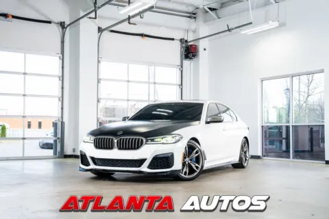 White 2021 BMW 5 Series M550i xDrive for sale in Marietta, GA
